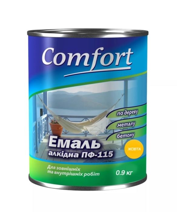 Емаль блакитна ПФ-115 Комфорт 2,8 кг
