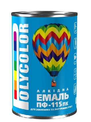 Емаль зелена ПФ-115 POLYCOLOR 2,8 кг