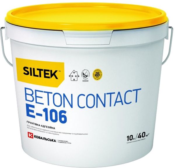 Грунтовка адгезійна Beton-Сontact E-106, Siltek 5л