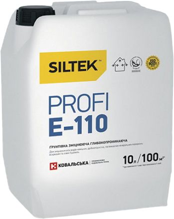 Грунтовка глибокопроникна Profi Е-110, Siltek 10л