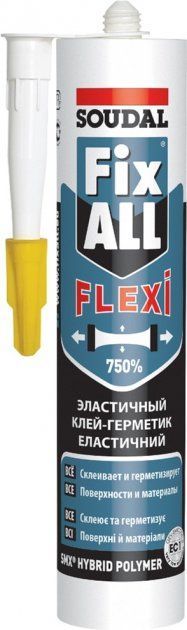 Клей-герметик FIX ALL FLEXI білий 290 мл