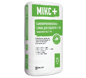 Самовирівнювальна суміш для підлоги МИКС+ F-05, Siltek 25кг