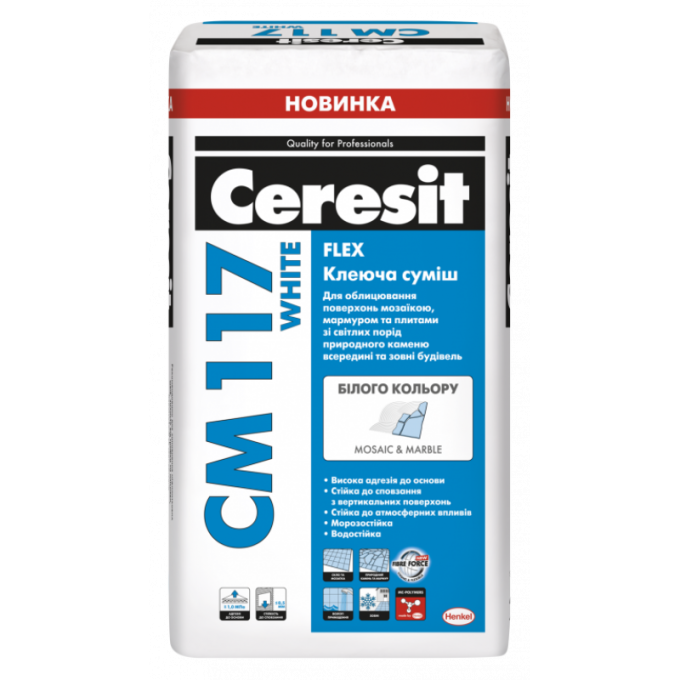 СМ 117  Клеюча суміш для WHITE  25 кг