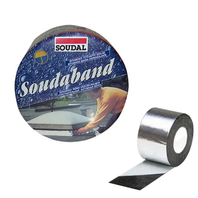 Стрічка бітум. 15 см/10м/alu  Soudal