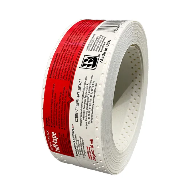 Стрічка для кутів еластична Tuff-tape (Strait Flex) шир. 57 мм, довж. 30 м (червона)