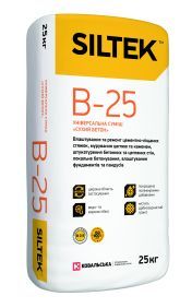Універсальна суміш "Сухий бетон" В-25, Siltek 25кг